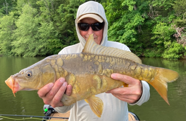 Man holding a fish