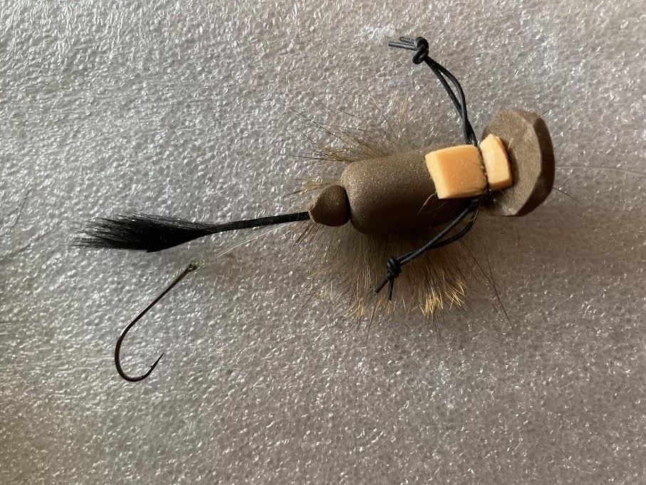 Picture of a homemade fly.